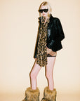 0122stepll Utility Pocket Leather Jacket