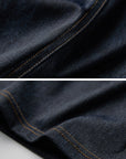 DOINDULGE Lace Overlay Denim Pants