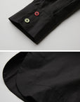 DOINDULGE Deformed Button Structured Shirt
