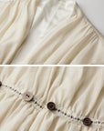 DOINDULGE Relaxed Pleated Shirt Jacket