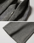 DOINDULGE Wrap Detail Wool Blend Trousers