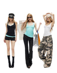 IAMXIAA Angel Logo Ribbed Racerback Tank Top