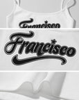 WARDEN EDGE Graphic Strap Tank Top with Urban Street Style