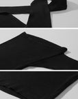 0122stepll Ribbon Halter Strapless Top