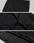 ROVENTE Blazer Structuré Court & Ensemble Jupe Midi Évasée Tailleur Noir Deux Pièces