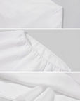 0122stepll Draped Strapless Top & Ruched Maxi Skirt Set