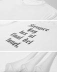 Rase le sol Gothic Back Statement T-Shirt