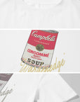 WARDEN EDGE Oversized Graphic T-Shirt with Soup Can Print