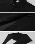 0122stepll Nocturne Wrap Belted Coat