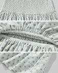DreamyNerd Ruffled Dot Mesh Mini Skirt - PINKPARKS