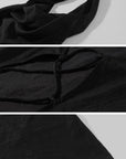 0122stepll Draped Halter Lace-Up Top