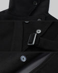 WARDEN EDGE Oversized Wool Coat with Double Pockets - PINKPARKS