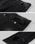 Rase le sol Low-Rise Washed Flared Pants