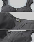 DreamyNerd Rosette Trim Fitted Cap Sleeve Top
