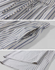 WARDEN EDGE Striped Wide-Leg Utility Lounge Pants