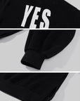 WARDEN EDGE Oversized Statement Graphic Drop-Shoulder Sweatshirt