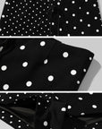WARDEN EDGE Mixed Dot Print Drawstring Shorts with Graphic Cut - PINKPARKS