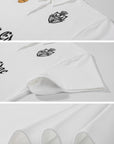 WARDEN EDGE Crest Logo Oversized Polo Tee