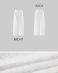 Rase le sol Crinkled Hooded Zip-Up & Wide-Leg Pants Set