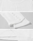 WARDEN EDGE Asymmetric Long Sleeve T-Shirt with Raw Edge Details