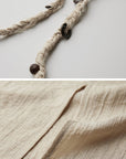 DOINDULGE Textured Draped Maxi Dress