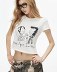 IAMXIAA Honey I Quit Graphic Baby Tee
