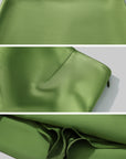 ROVENTE Satin Mesh-Drape Halter Top & Micro Mini Skirt Set - PINKPARKS