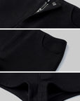 WARDEN EDGE Black High-Waist Utility Shorts - PINKPARKS
