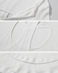 WARDEN EDGE Cutout Layered Long Sleeve Tee & Pants Set