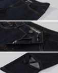 0122stepll Sculpted Denim Jacket & Low-Rise Straight-Leg Jeans Set