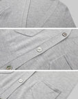 IAMXIAA Cardigan Classique Ajusté à Col V