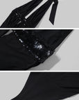 ROVENTE Body dos nu plongeant & Ensemble jupe longue taille basse à sequins