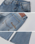 IAMXIAA Low Rise Wide Leg Flare Jeans