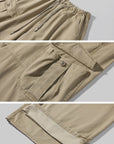WARDEN EDGE Washed Utility Wide-Leg Cargo Pants