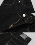 WARDEN EDGE High-waisted Wide-leg Jeans - PINKPARKS