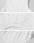WARDEN EDGE Deconstructed Layered Tank Top with Cutout Back Design