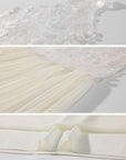 ROVENTE Sequin Halter Chiffon Maxi Dress