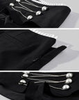 WARDEN EDGE Micro chaîne de perles taille basse Short