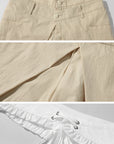 DreamyNerd Statement Ruffle-Waist Wide-Leg Layered Pants - PINKPARKS