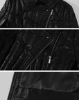 Rase le sol Quilted Asymmetric Down Jacket