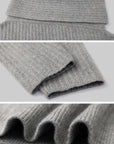 WARDEN EDGE Off-Shoulder Knit Sweater and Shorts Set - PINKPARKS