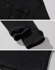 WARDEN EDGE Slim Fit Hooded Long Sleeve Top with Pocket and Metal Eyelet Detail