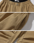 WARDEN EDGE Wide-Leg Pants with Layered Waistband