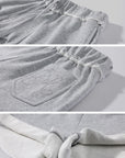 Rase le sol Raw-Edge Terry Cotton Rolled-Hem Shorts