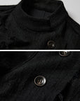 DOINDULGE Deconstructed Frayed Wool Top