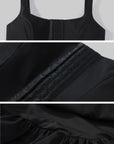 WARDEN EDGE French-Inspired Corset Puff Dress