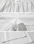 WARDEN EDGE Striped Wide-Leg Pants - PINKPARKS