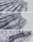 WARDEN EDGE Pantalon de détente large à carreaux délavé