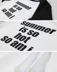 WARDEN EDGE “SUMMER IS SO HOT SO AM I” Raglan Baby Tee