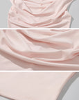DreamyNerd Draped Neck Jersey Tank Top - PINKPARKS